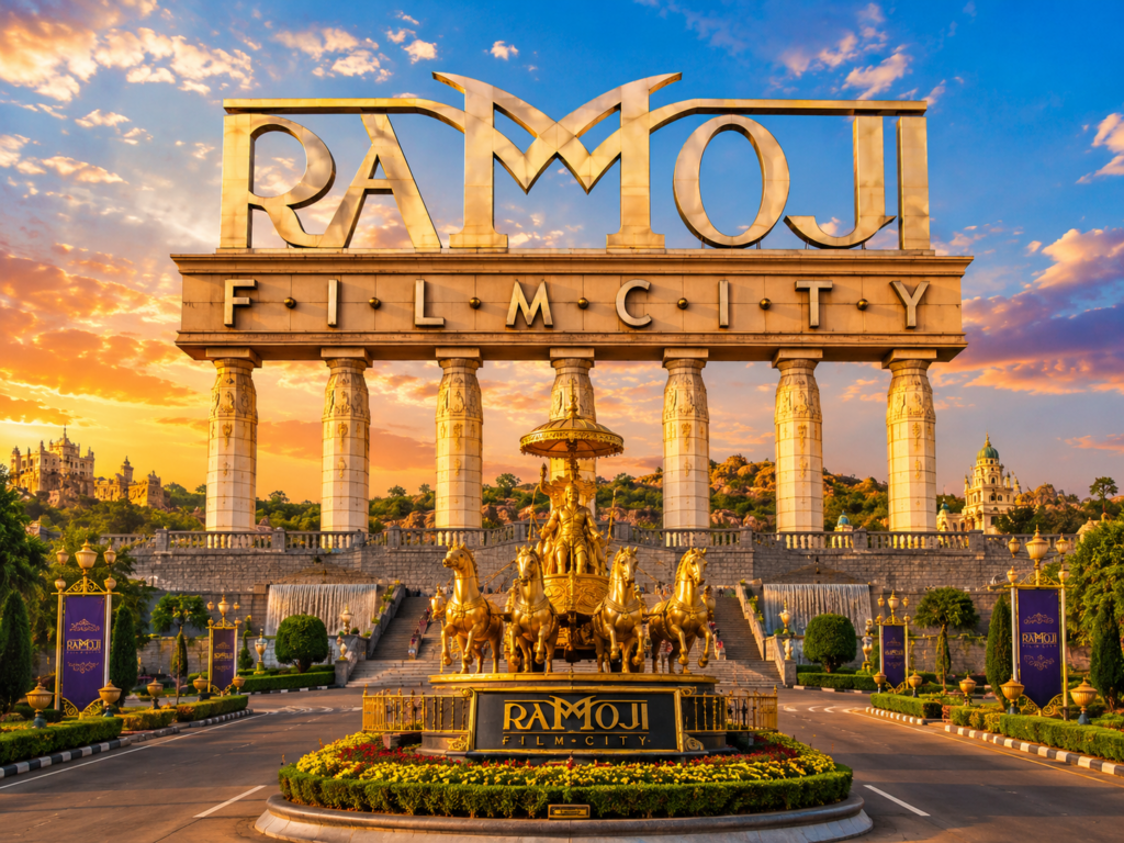 Best Tourist Places in Hyderabad Ramoji Film City, one of the best tourist places in Hyderabad
